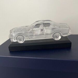 Hofbauer Crystal BMW 635CSi Car Paperweight Vintage